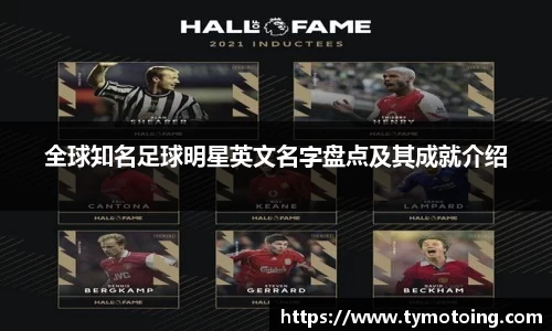 全球知名足球明星英文名字盘点及其成就介绍